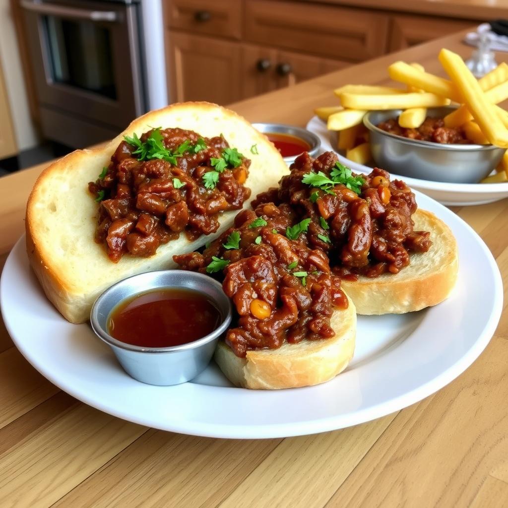Garlic Bread Sloppy Joes